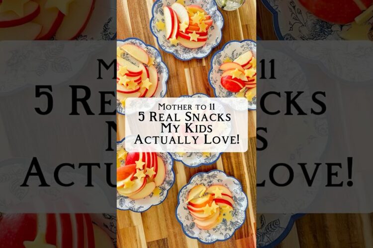 5 Easy and Healthy Snack Ideas | Mother to 11 #shorts #healthyrecipes #snacks