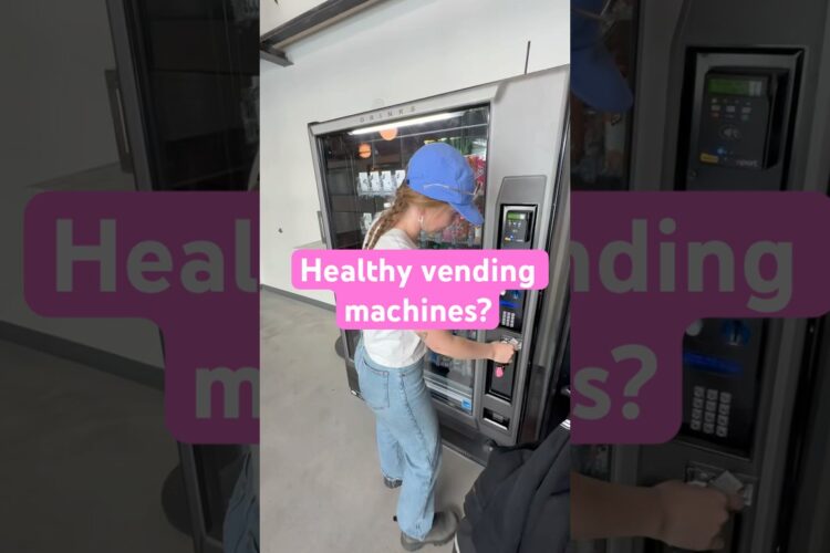 Healthy snacks in vending machines 👎🏼 #vendingmachine #vending #passiveincome #sidehustle