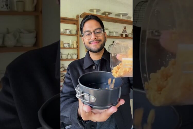 EGGLESS BAKED CHEESECAKE | EPISODE 1 SMALL SERVE DESSERTS #shorts #smallservedesserts