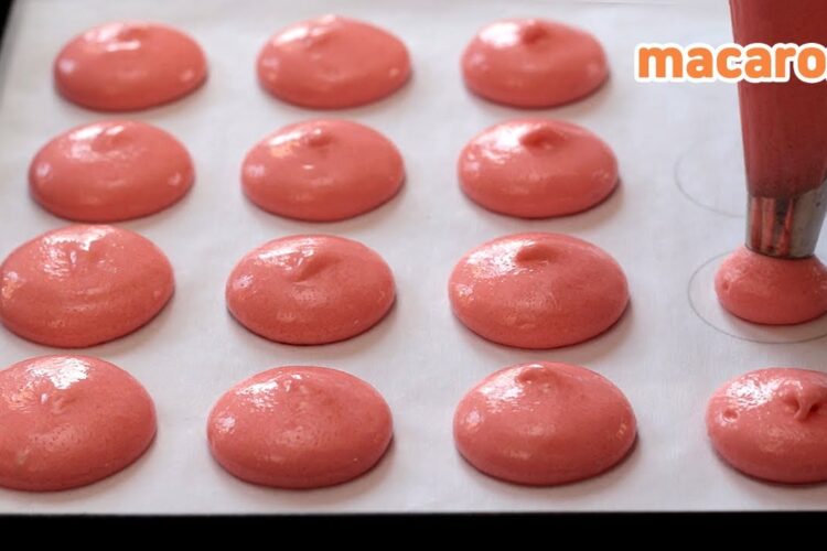 How to make macarons at home | Easy Egg yolk buttercream filling(Sub)