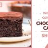 Quickest, Softest Eggless Chocolate Cake | Fluffiest Chocolate Cake in JUST 6 minutes #SHORTS