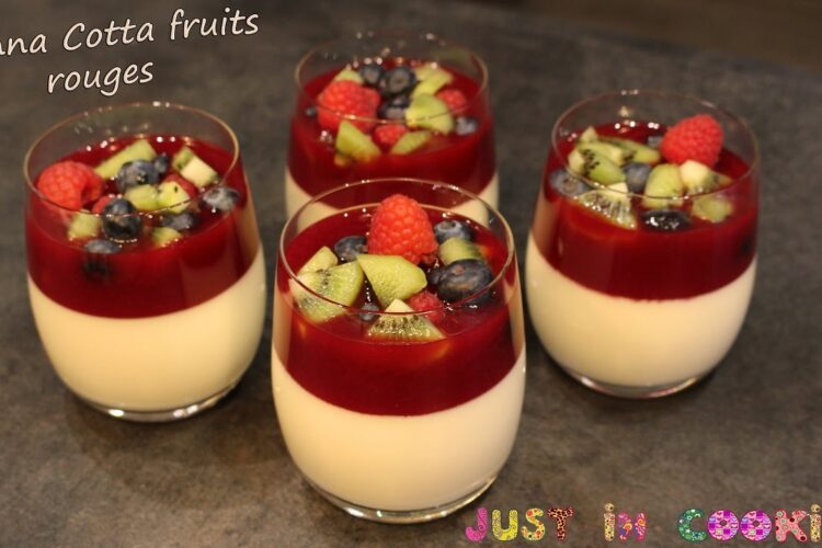 Recette de Panna Cotta aux Fruits Rouges