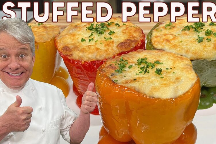 How To Make Easy Stuffed Bell Peppers | Chef Jean-Pierre