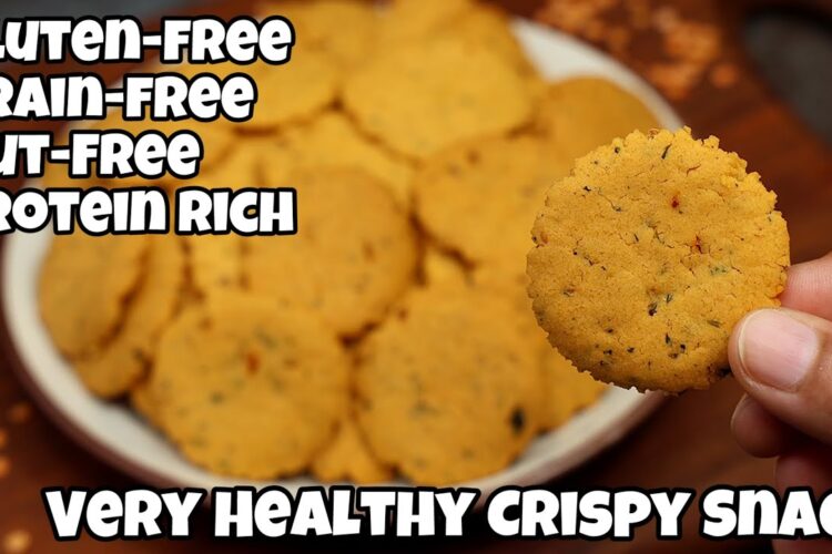 The BEST Gluten-Free High Protein Crunchy Crackers| Healthiest Party Snacks Recipe