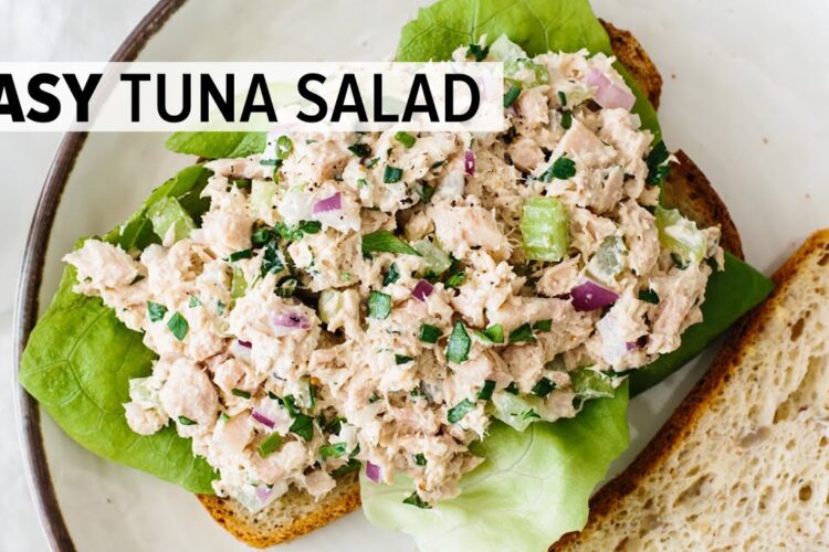 BEST TUNA SALAD RECIPE | easy & healthy