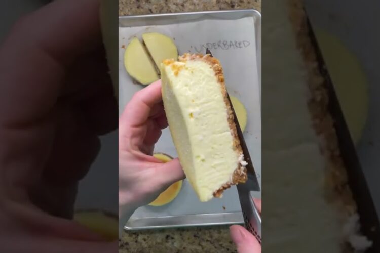 baking cheesecake