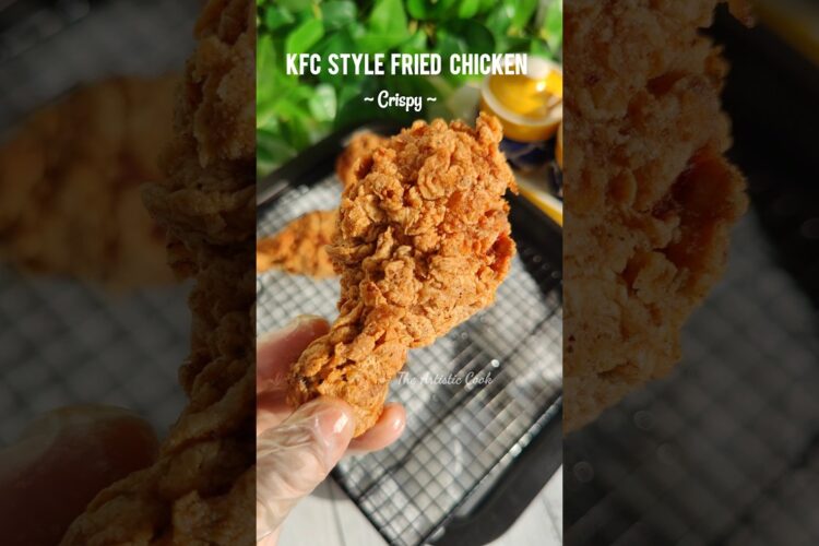 KFC Style Fried Chicken Recipe👆💫😍 #youtubeshorts #shortsfeed #shortsvideo #shorts #ytshorts