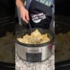 Crock Pot Garlic Parmesan Chicken Pasta #shorts