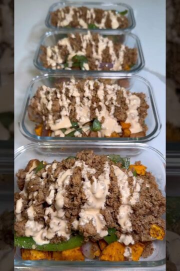 Ground Turkey and Sweet Potato Bowls