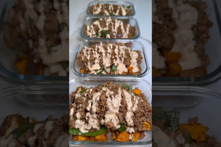 Ground Turkey and Sweet Potato Bowls