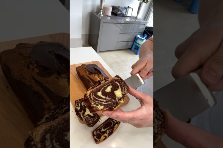 Easy Marble Cake #recipe #baking #cake
