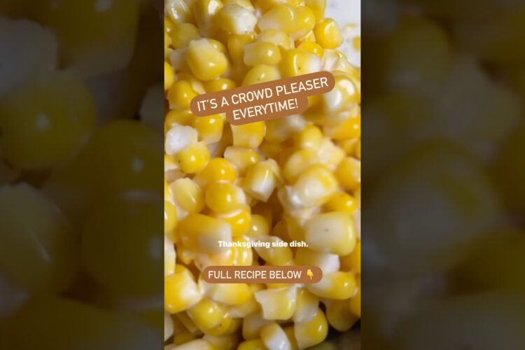 The BEST Crockpot Corn Side Dish