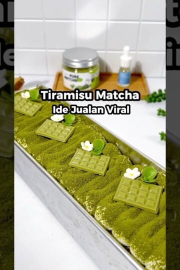 Tiramisu sodok matcha,, Yang lagi Viral banget #matcha #tiramisu #tiramisumatcha  #idejualanmakanan