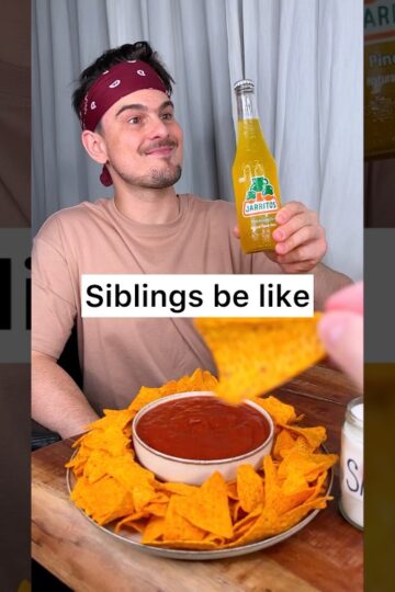 How to share NACHO CHIPS with your sibling properly?😎❤️🍟| CHEFKOUDY