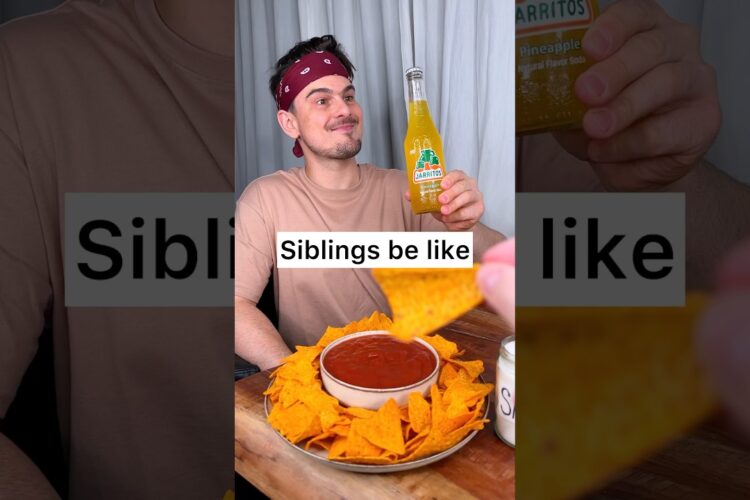 How to share NACHO CHIPS with your sibling properly?😎❤️🍟| CHEFKOUDY