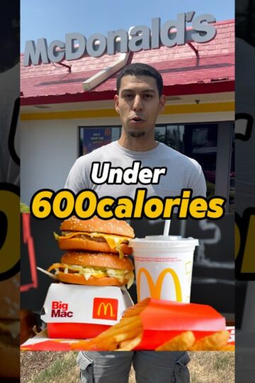 McDonald’s Low Calorie, High Protein Meal🍔