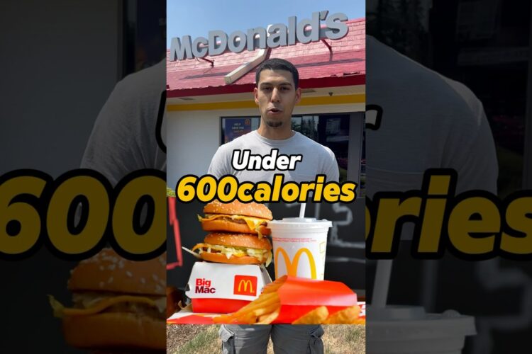 McDonald’s Low Calorie, High Protein Meal🍔