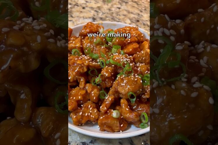 Better than takeout orange chicken 🍊🐔