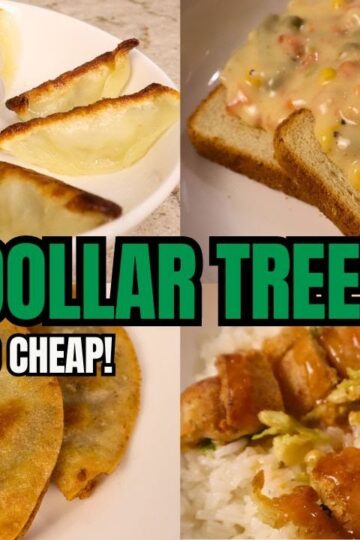 7 Cheap & Easy Dollar Tree Dinner Ideas! (Some of my personal favorites!)