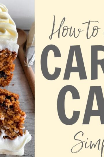 How to make a super moist Carrot Cake! Recipe #Shorts