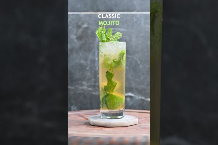 Classic Mojito 🍃 #cocktails #cocktail #mojito