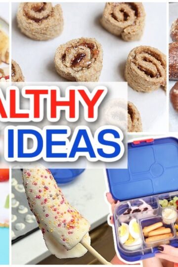 10 Healthy Snack Ideas!  Snack Hacks for Kids  *Snack-spiration*
