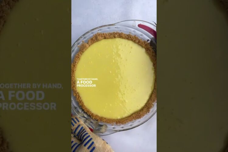 How to make my favorite key lime pie