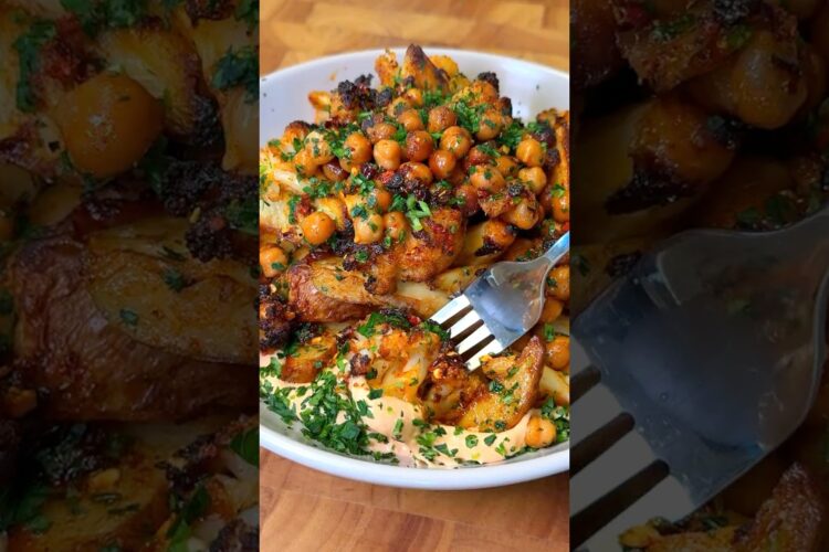 Roasted Veggie Bowl | Easy & Nourishing Vegan Meal Prep! 🥦🥕🌱✨