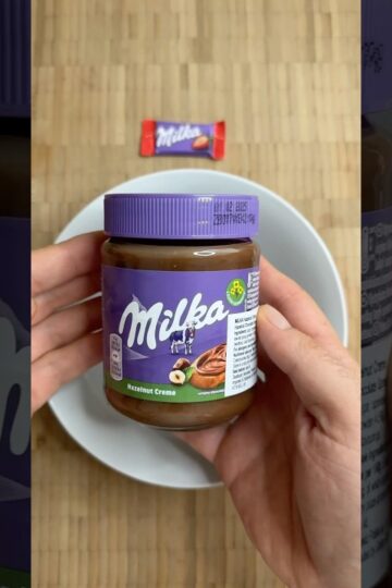 Easy Milka Brownie ! 😋 #milka
