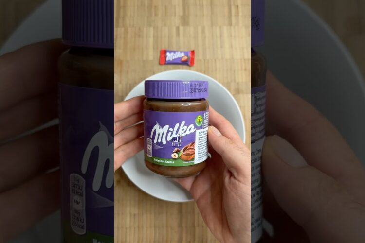 Easy Milka Brownie ! 😋 #milka