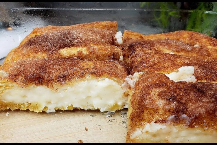 SOPAPILLA CHEESECAKE | Crescent Roll Dessert Recipe | Bake With Me