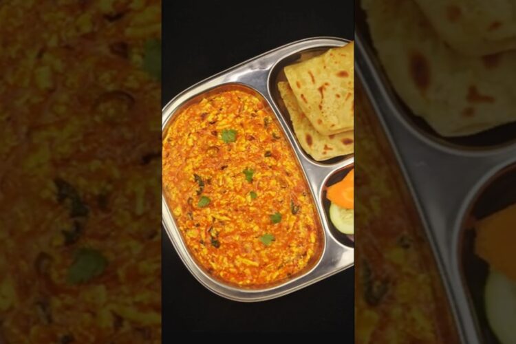 10 minute dinner recipes vegetarian | Best Side dish for chapati | Paneer Bhurji Recipe | Dinner