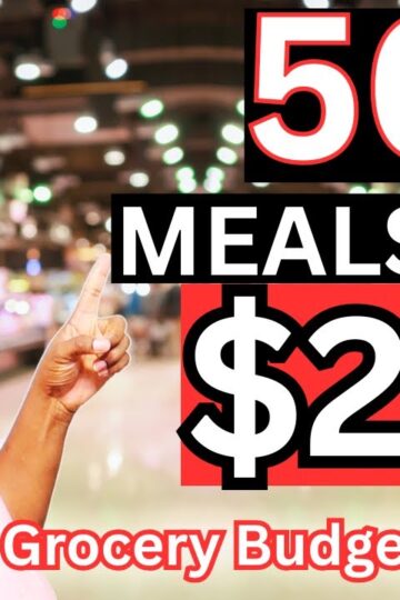 50 Meals for $25 | Budget Cooking Challenge for a Family of 5