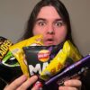 AMERICAN TRIES UK CRISPS AND CHOCOLATE