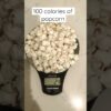 #100 calories of popcorn =24 g. #shorts #short #viral #trending #fyp #freefire #shortvideo