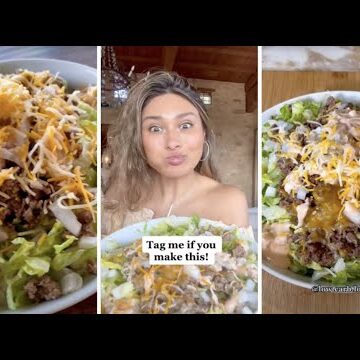 KETO BIG MAC SALAD RECIPE! EASY CHEESEBURGER SALAD AT HOME #shorts