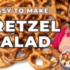 Easy to Make PRETZEL SALAD - Try This Easy Side Dish! #sidedish #sidedishrecipe #pretzels