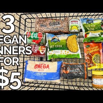 $5 DINNERS: Extremely Cheap VEGAN Meals That Taste Amazing!