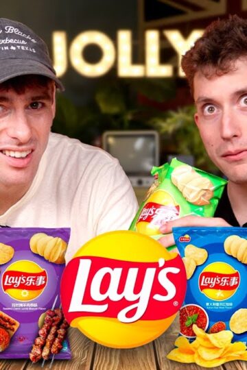 Trying the World's WEIRDEST Chip Flavours!!