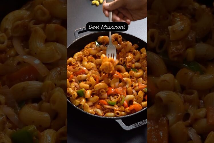 Desi Style Macaroni Recipe | Indian style Macaroni Recipe | Shorts