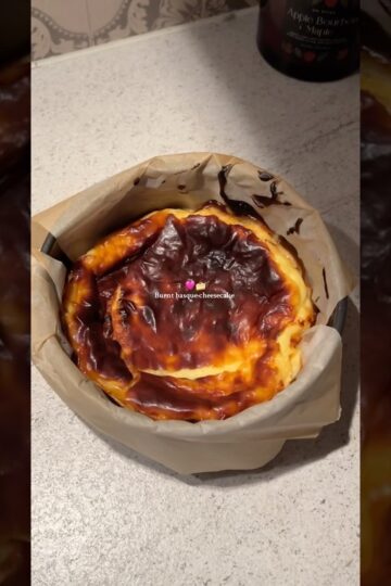 Burnt basque cheesecake #cheesecake
