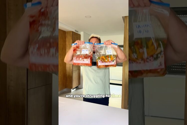 Slow cooker dump bags #slowcookerrecipes #highproteinmeals #cooking #mealprephub #recipe