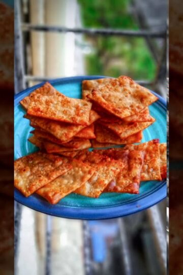 Peri Peri Wheat Crisps | Easy and Best Snack Recipe | Snack Recipes | 10 Minute Recipe