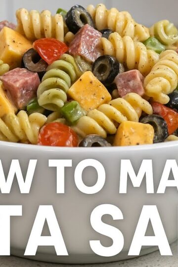 How To Make Pasta Salad | Easy & Creamy Italian Style