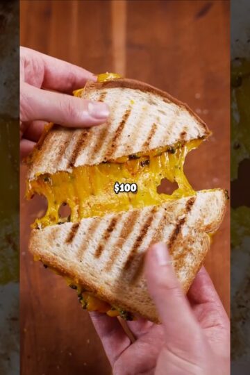$1 vs $10 vs $100 grilled cheese in my toaster