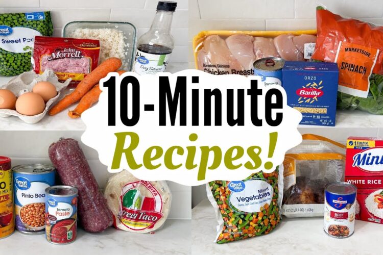 The BEST 10-Minute Dinners