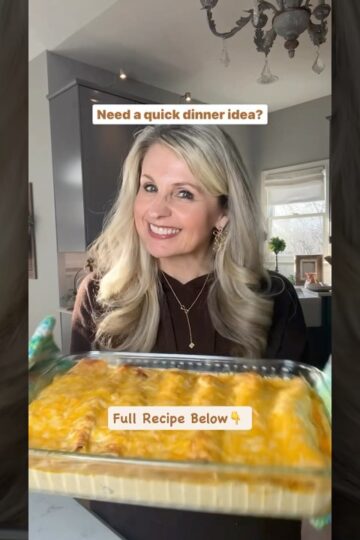 Easy White Chicken Enchiladas