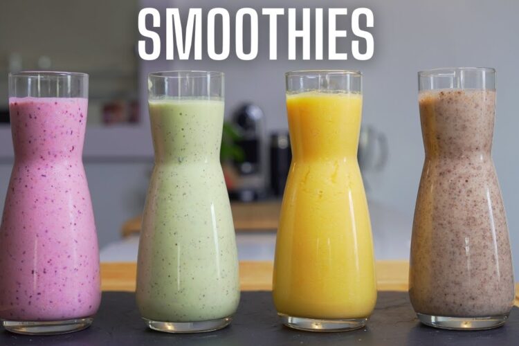 4 SMOOTHIES POUR FAIRE LE PLEIN DE VITAMINES -- FOOD IS LOVE
