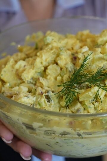 How to Make the Best POTATO SALAD, it’s so easy and perfect for your next gathering!