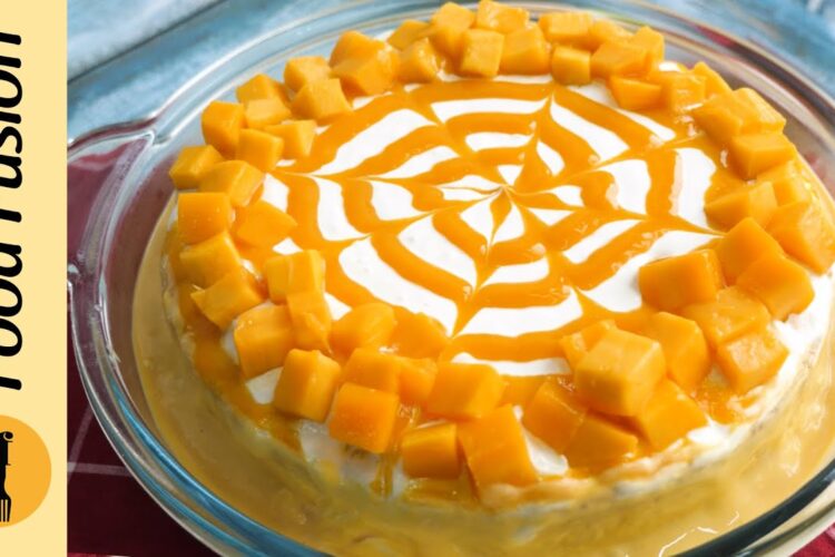 Mango Tres Leches Cake Recipe By Food Fusion
